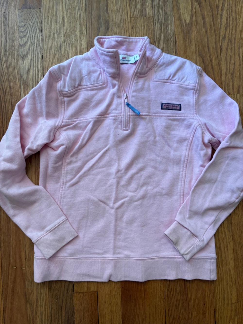 Vineyard Vines Light Pink Quarter-Zip Pullover